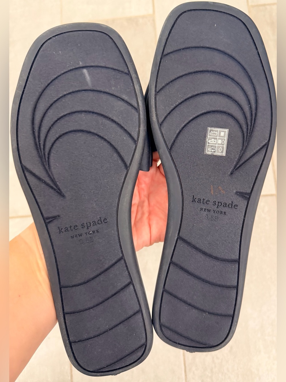 Kate Spade Bikini Bow Slide Blazer Blue Size 9.5 - Picture 6 of 8